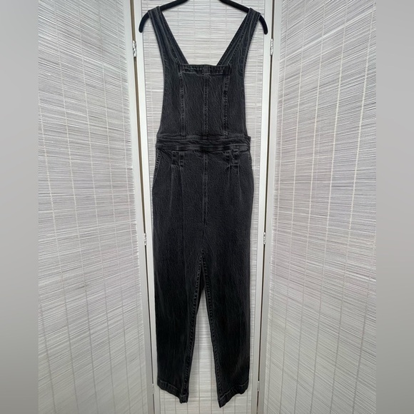 Madewell Pants - Madewell Black/Gray Denim Overall Jumpsuit